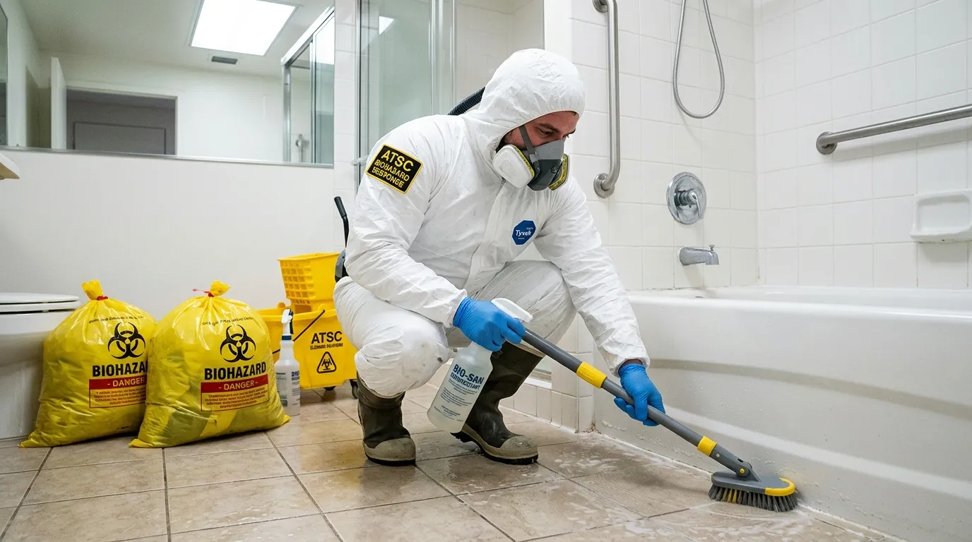 Decontamination equipment deployed for Blood Cleanup in Scottdale